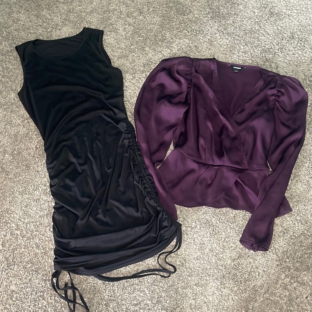 Express XS & XS black dress — woman’s